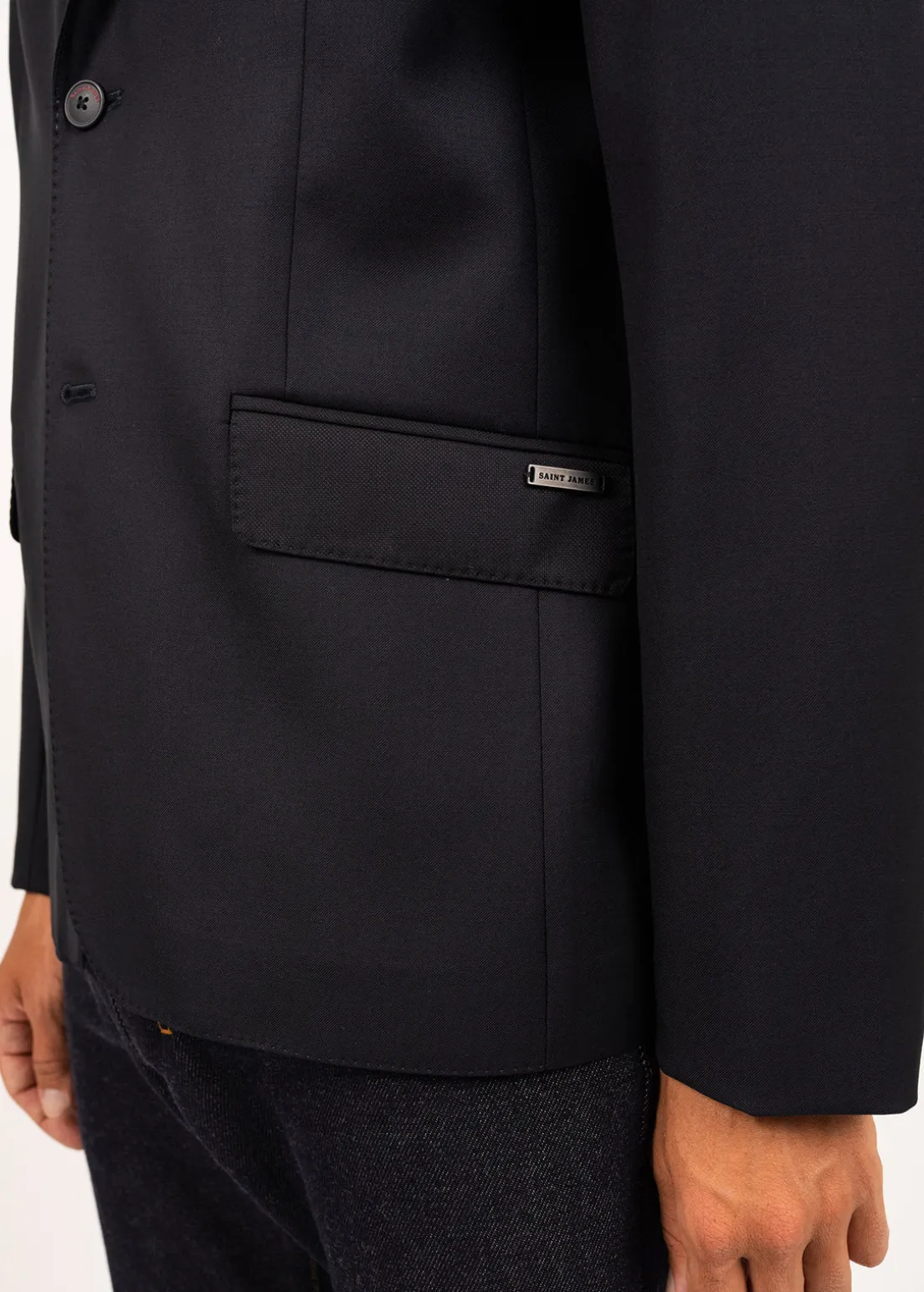Blazer en drap de laine St Benoit