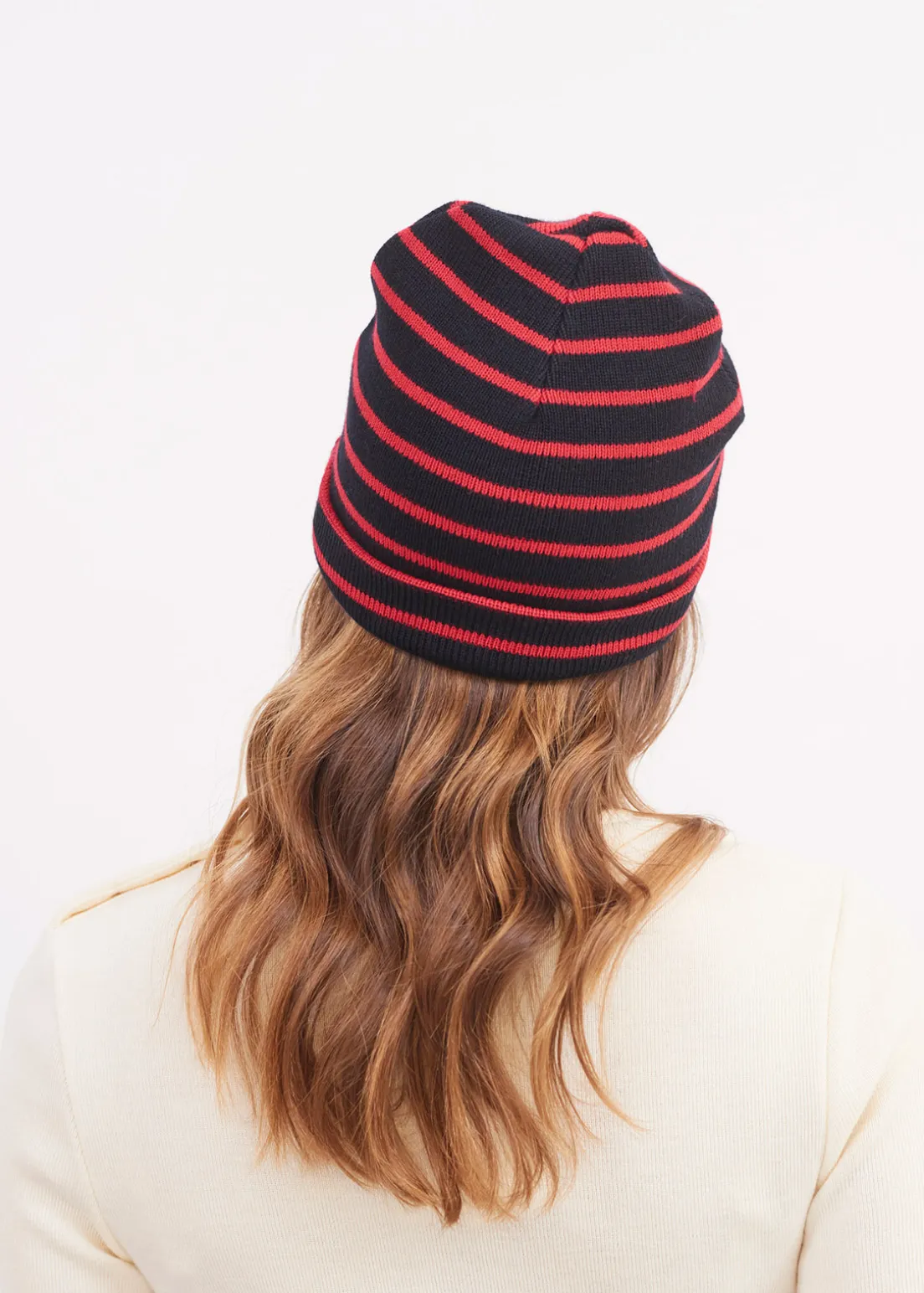 Bonnet marin rayé Cartier