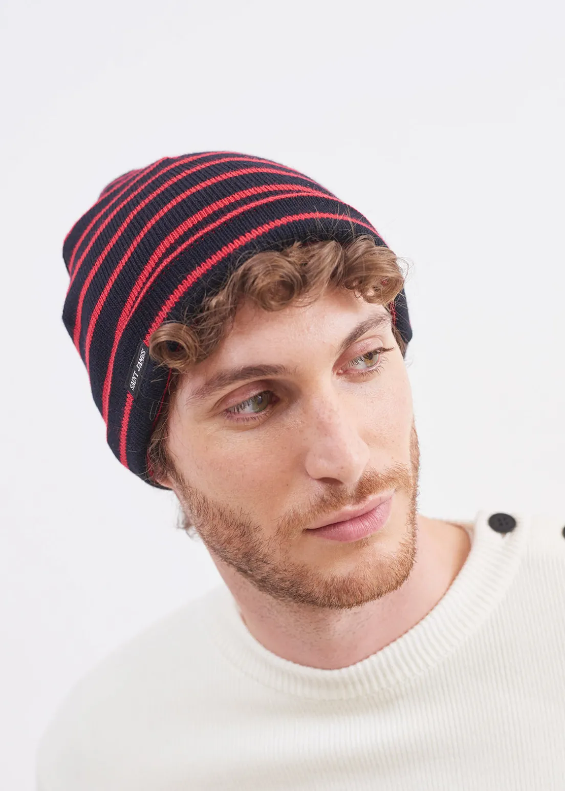 Bonnet marin rayé Cartier