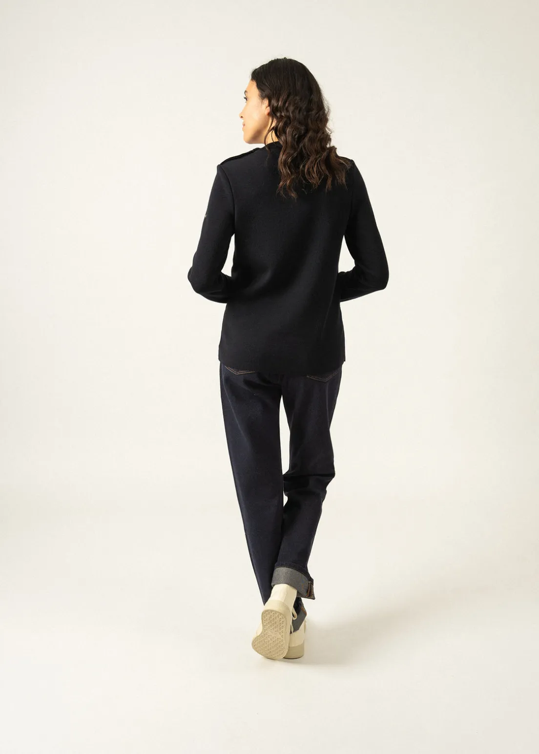 Pull Brégançon Eiffel à motif lurex