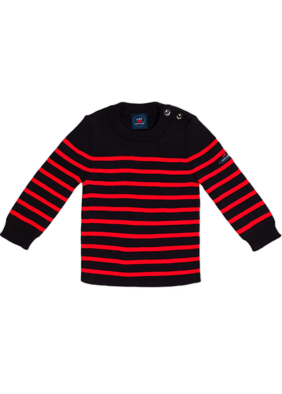 Pull marin rayé bébé Moussaillon