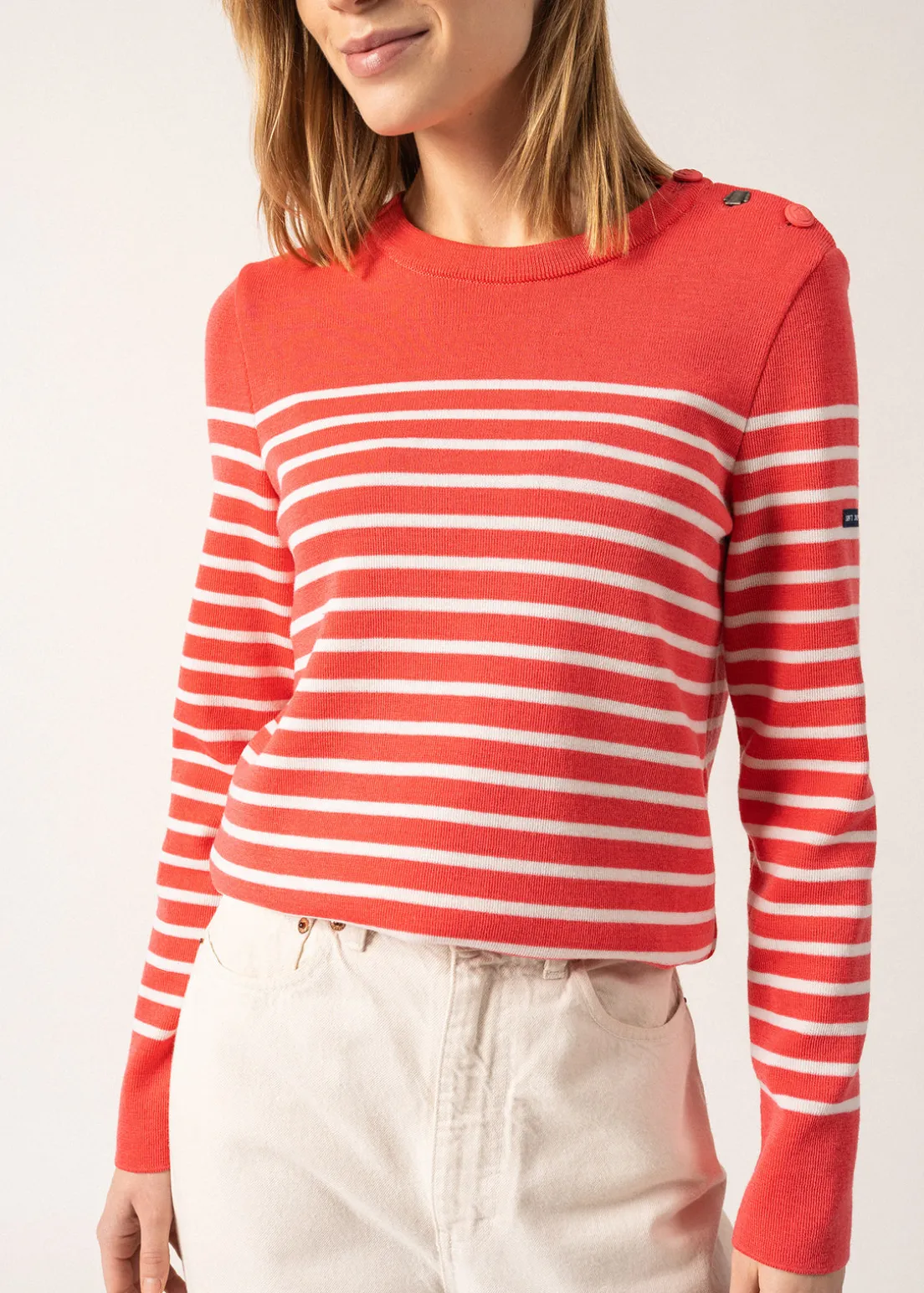 Pull marin rayé Bregançon