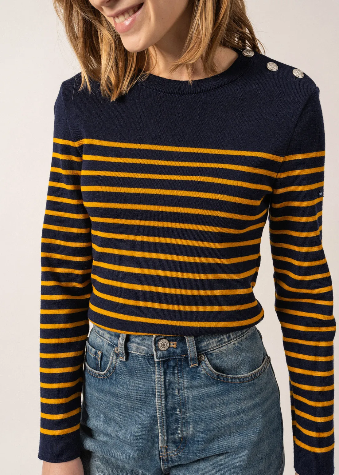 Pull marin rayé Marée