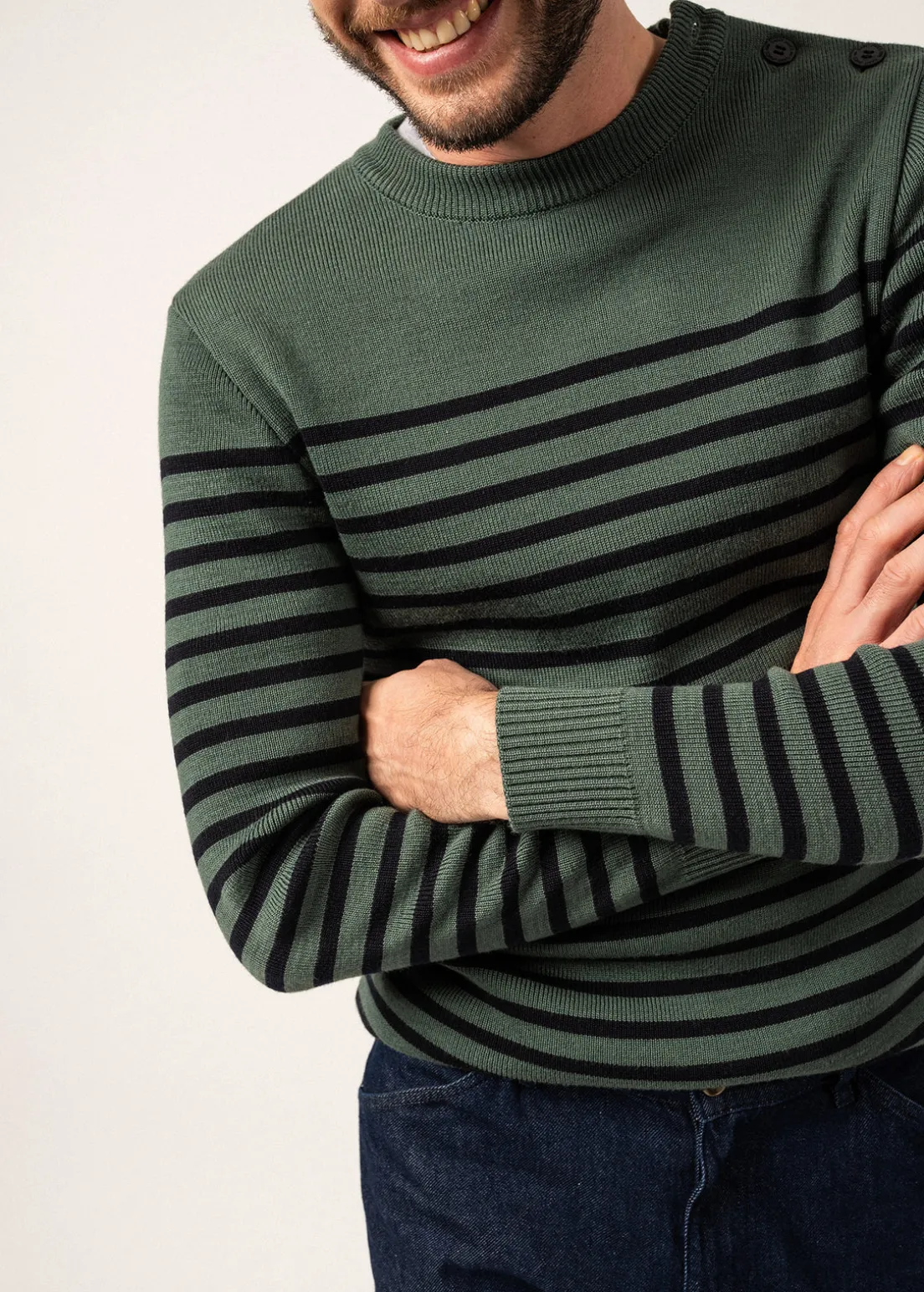 Pull marin rayé Rochefort
