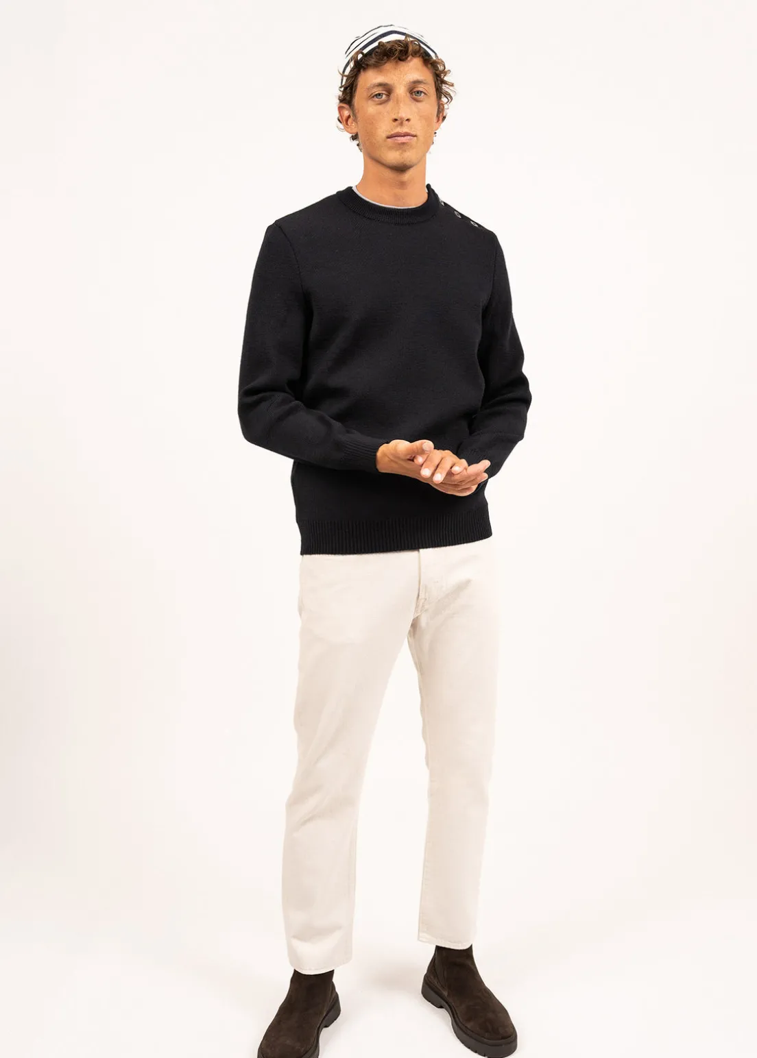 Pull marin uni Cancale